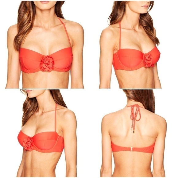 Kate Spade Floral Accent Bikini Top - Picture 3 of 8
